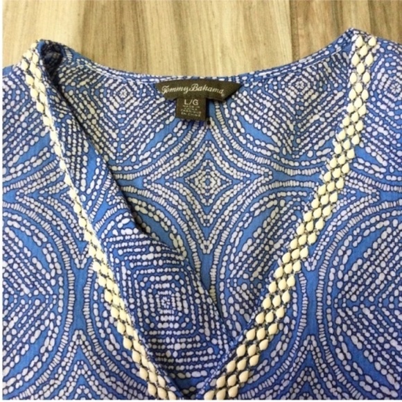 Tommy Bahama Sleeveless Top Large - Picture 4 of 7